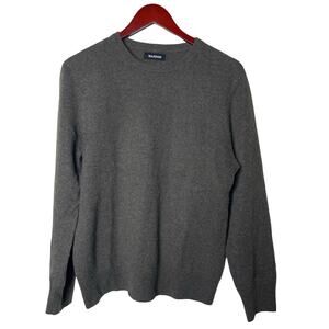 Naadam men 100% cashmere green pullover crewneck sz M